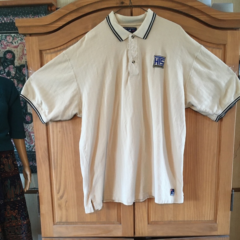 EUC Port Authority Tan Polo Shirt size X-Large - Picture 2 of 9